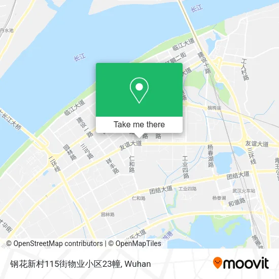 钢花新村115街物业小区23幢 map