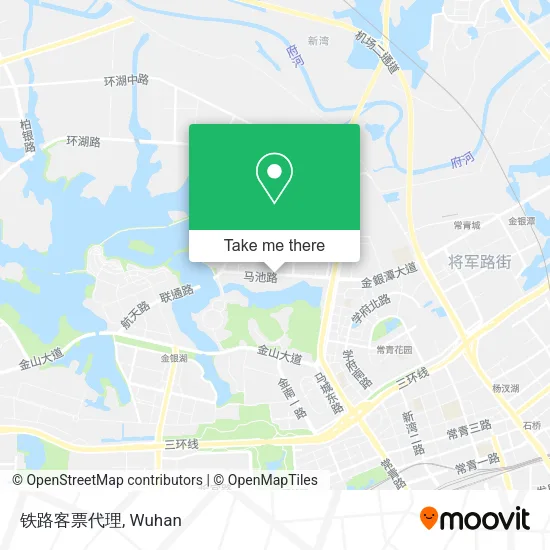 铁路客票代理 map