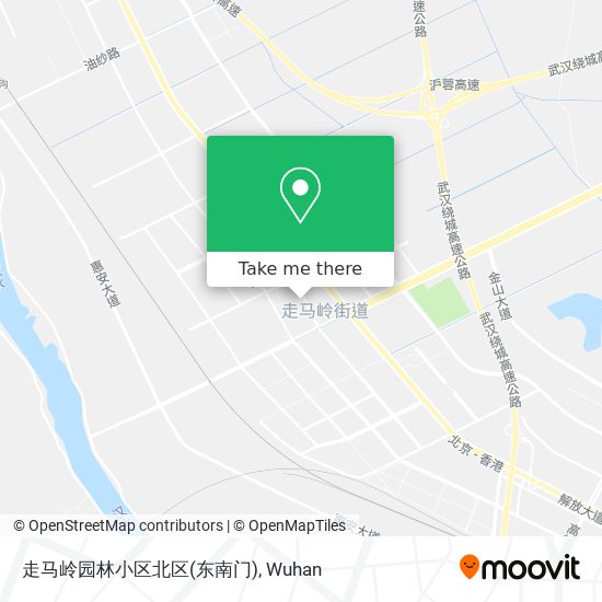 走马岭园林小区北区(东南门) map