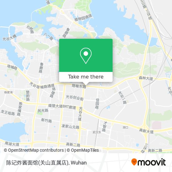 陈记炸酱面馆(关山直属店) map