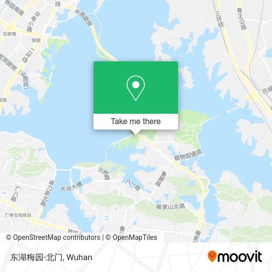 东湖梅园-北门 map