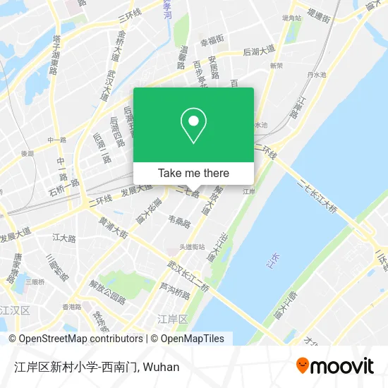 江岸区新村小学-西南门 map