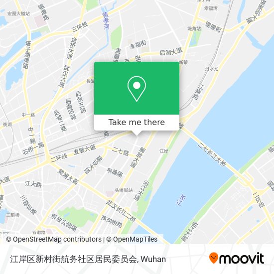江岸区新村街航务社区居民委员会 map