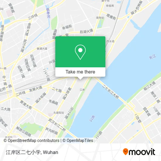 江岸区二七小学 map