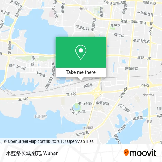 水蓝路长城别苑 map