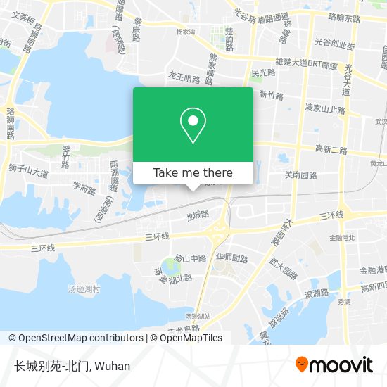 长城别苑-北门 map
