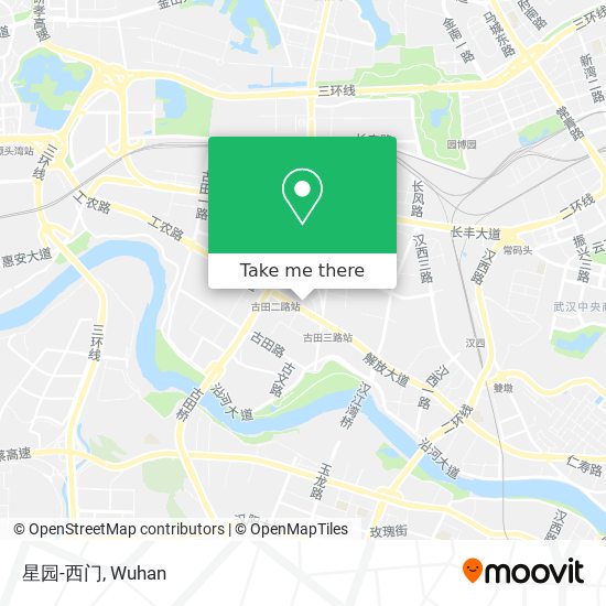 星园-西门 map