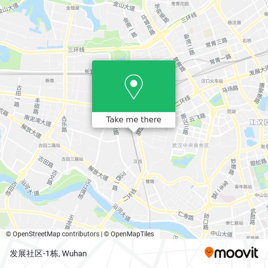 发展社区-1栋 map
