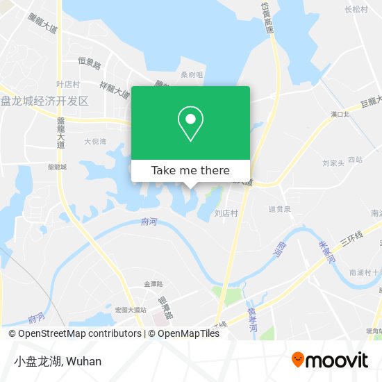 小盘龙湖 map