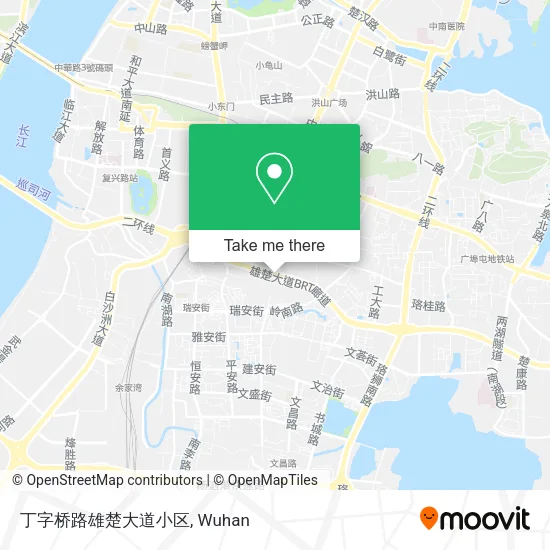 丁字桥路雄楚大道小区 map