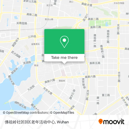 佛祖岭社区D区老年活动中心 map