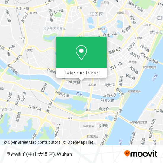 良品铺子(中山大道店) map