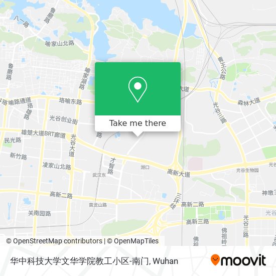 华中科技大学文华学院教工小区-南门 map
