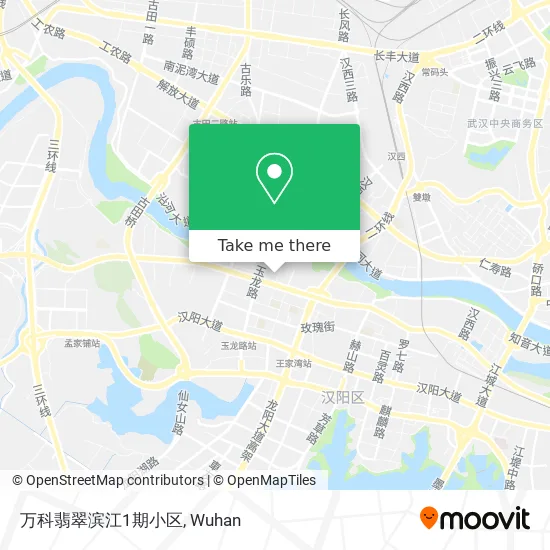 万科翡翠滨江1期小区 map