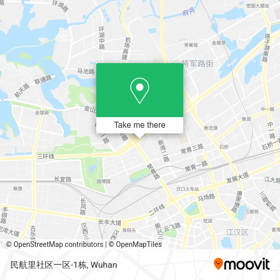 民航里社区一区-1栋 map