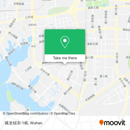 藏龙锦东-1栋 map