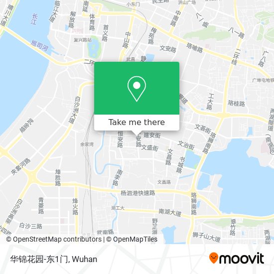 华锦花园-东1门 map