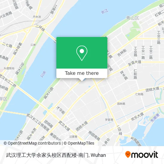 武汉理工大学余家头校区西配楼-南门 map