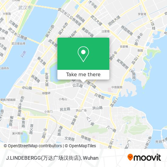 J.LINDEBERGG(万达广场汉街店) map