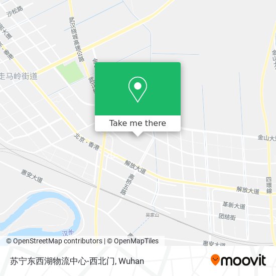 苏宁东西湖物流中心-西北门 map