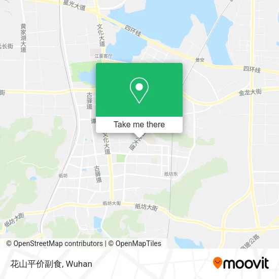 花山平价副食 map