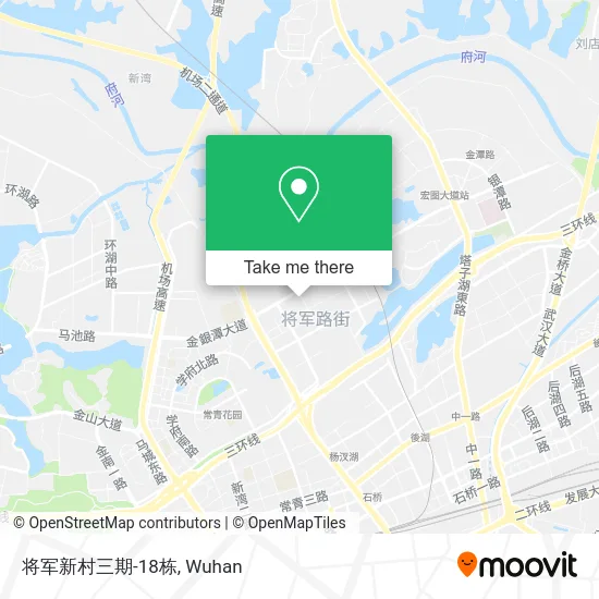 将军新村三期-18栋 map