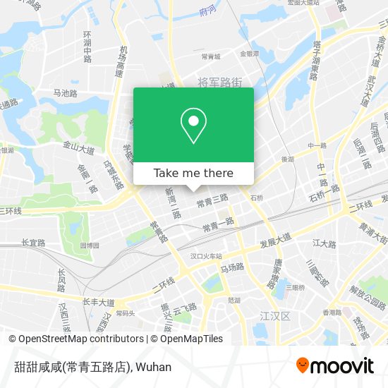 甜甜咸咸(常青五路店) map