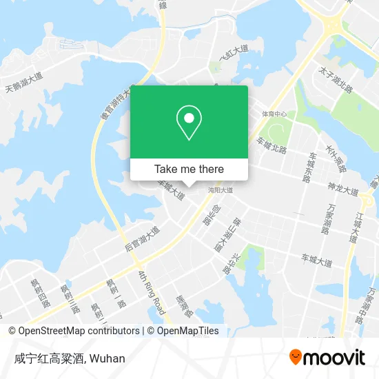 咸宁红高粱酒 map