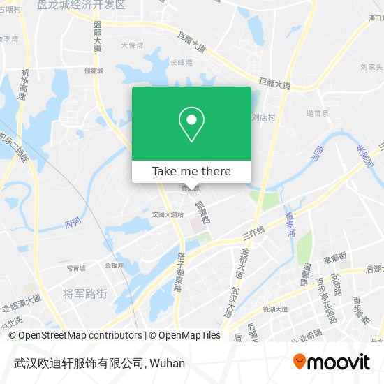 武汉欧迪轩服饰有限公司 map