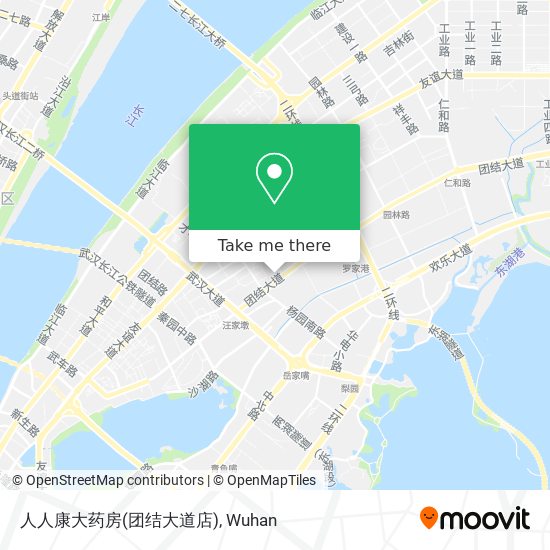 人人康大药房(团结大道店) map