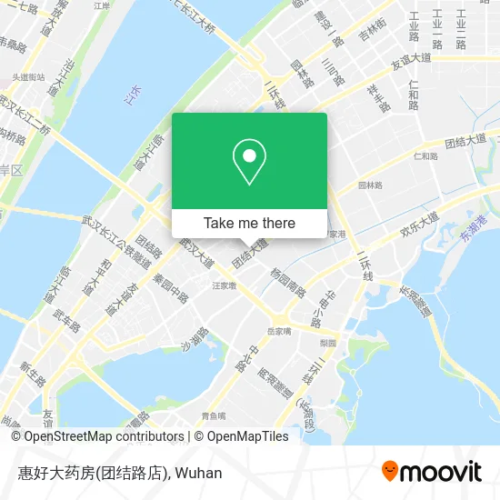 惠好大药房(团结路店) map