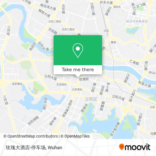 玫瑰大酒店-停车场 map