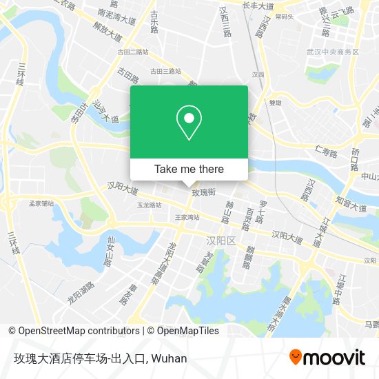 玫瑰大酒店停车场-出入口 map