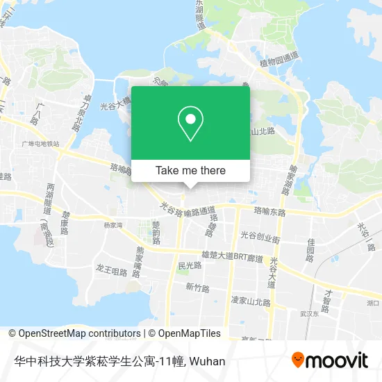 华中科技大学紫菘学生公寓-11幢 map