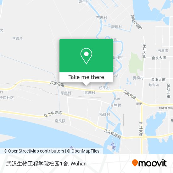 武汉生物工程学院松园1舍 map