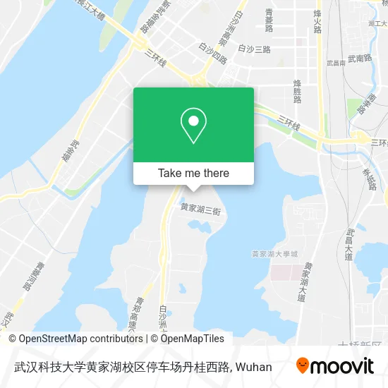 武汉科技大学黄家湖校区停车场丹桂西路 map