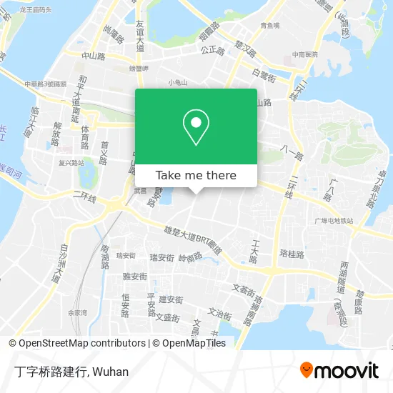 丁字桥路建行 map