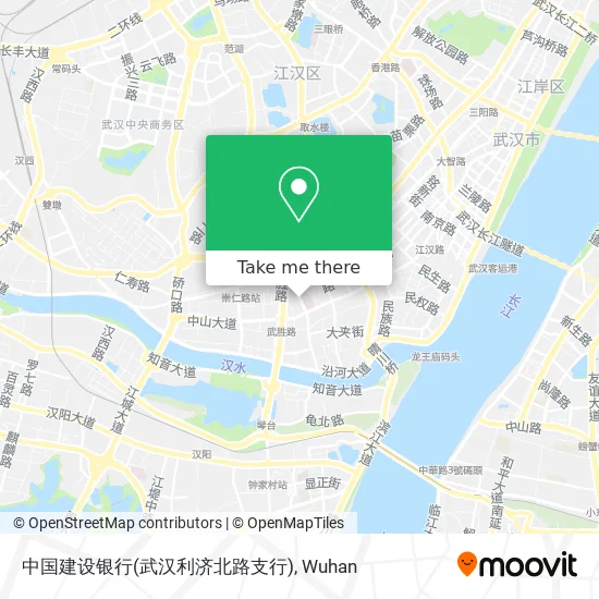 中国建设银行(武汉利济北路支行) map