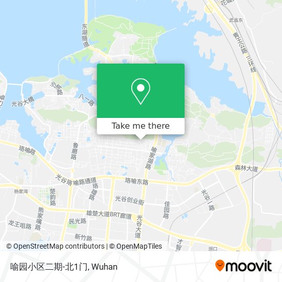 喻园小区二期-北1门 map