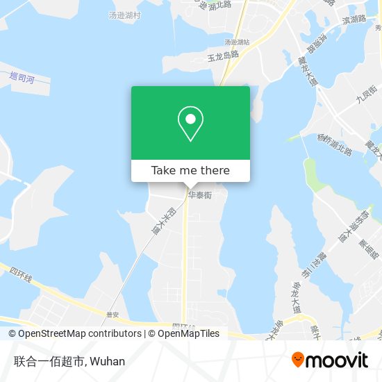 联合一佰超市 map