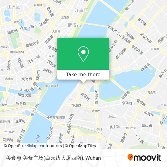 美食惠·美食广场(白云边大厦西南) map