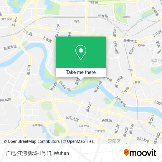 广电·江湾新城-1号门 map