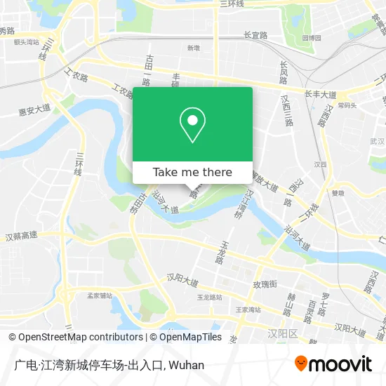 广电·江湾新城停车场-出入口 map