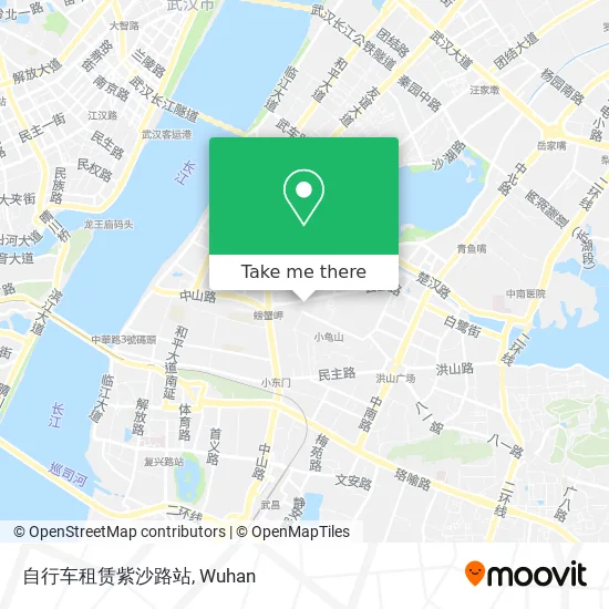 自行车租赁紫沙路站 map