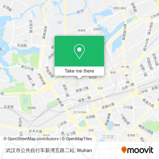 武汉市公共自行车新湾五路二站 map