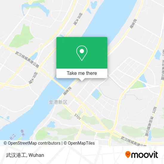 武汉港工 map