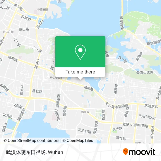 武汉体院东田径场 map