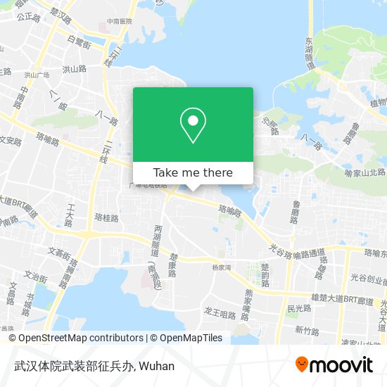 武汉体院武装部征兵办 map