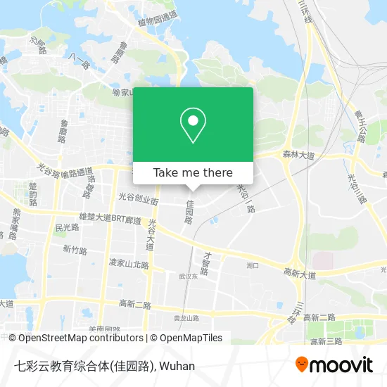 七彩云教育综合体(佳园路) map