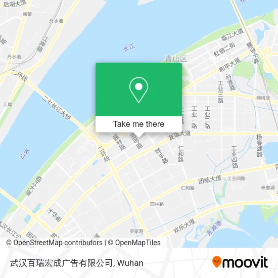 武汉百瑞宏成广告有限公司 map